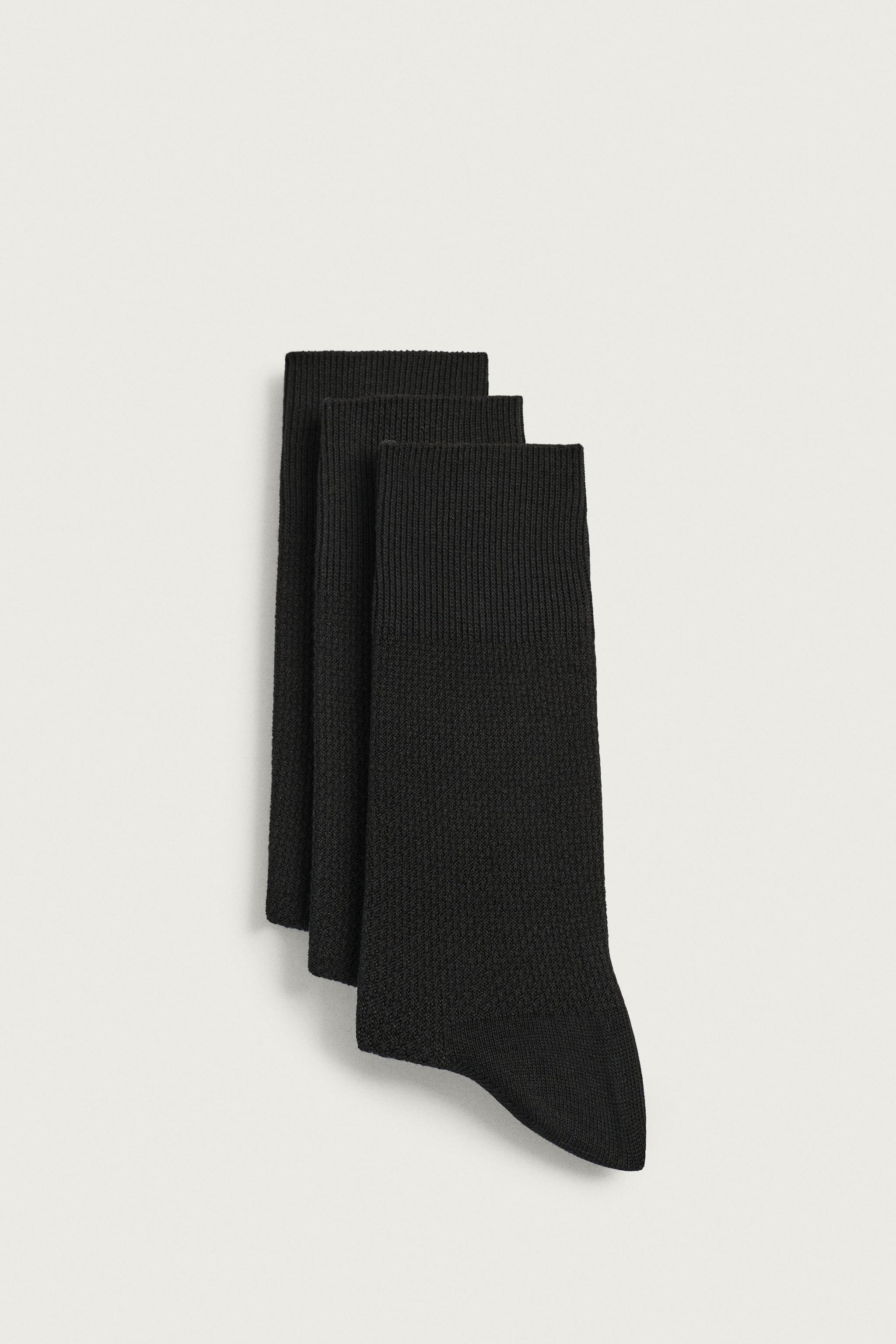 Zara 3'LÜ YAPILI ÇORAP PAKETİ görsel 5