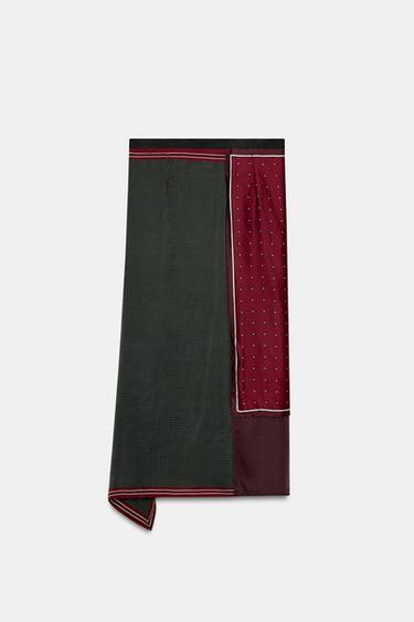 PARÉO FOULARD IMPRIMÉ 100% VISCOSE - Grenat de Zara - Image 6