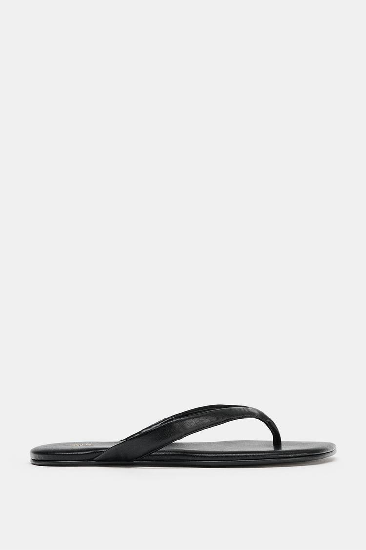 ZARA FLAT STRAP SANDALS
