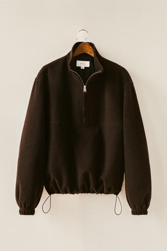 Zara MANTECO® WOOL BLEND KANGAROO JACKET - Dark plum - Image 0