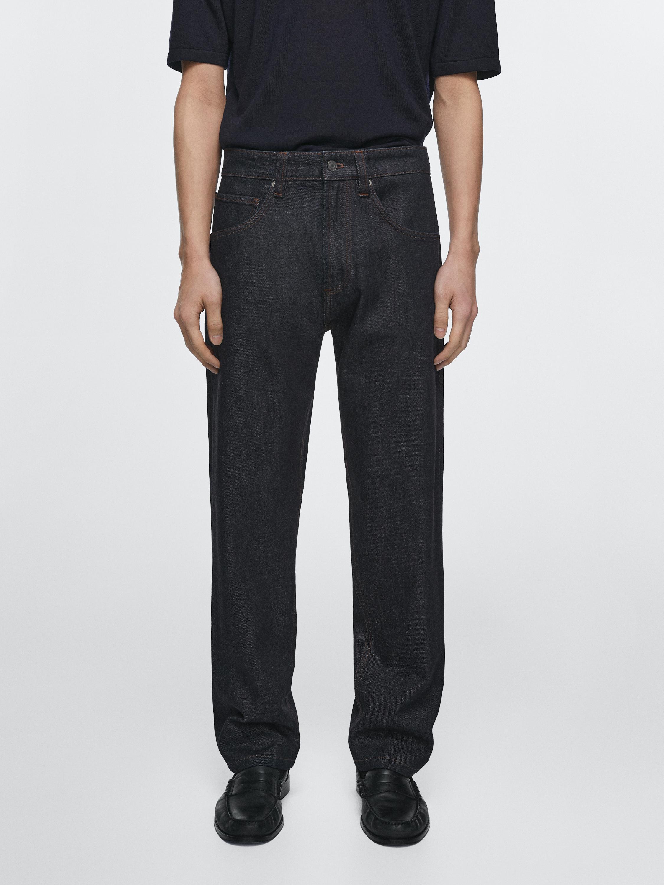 Relaxed-fit jeans — Navy blue