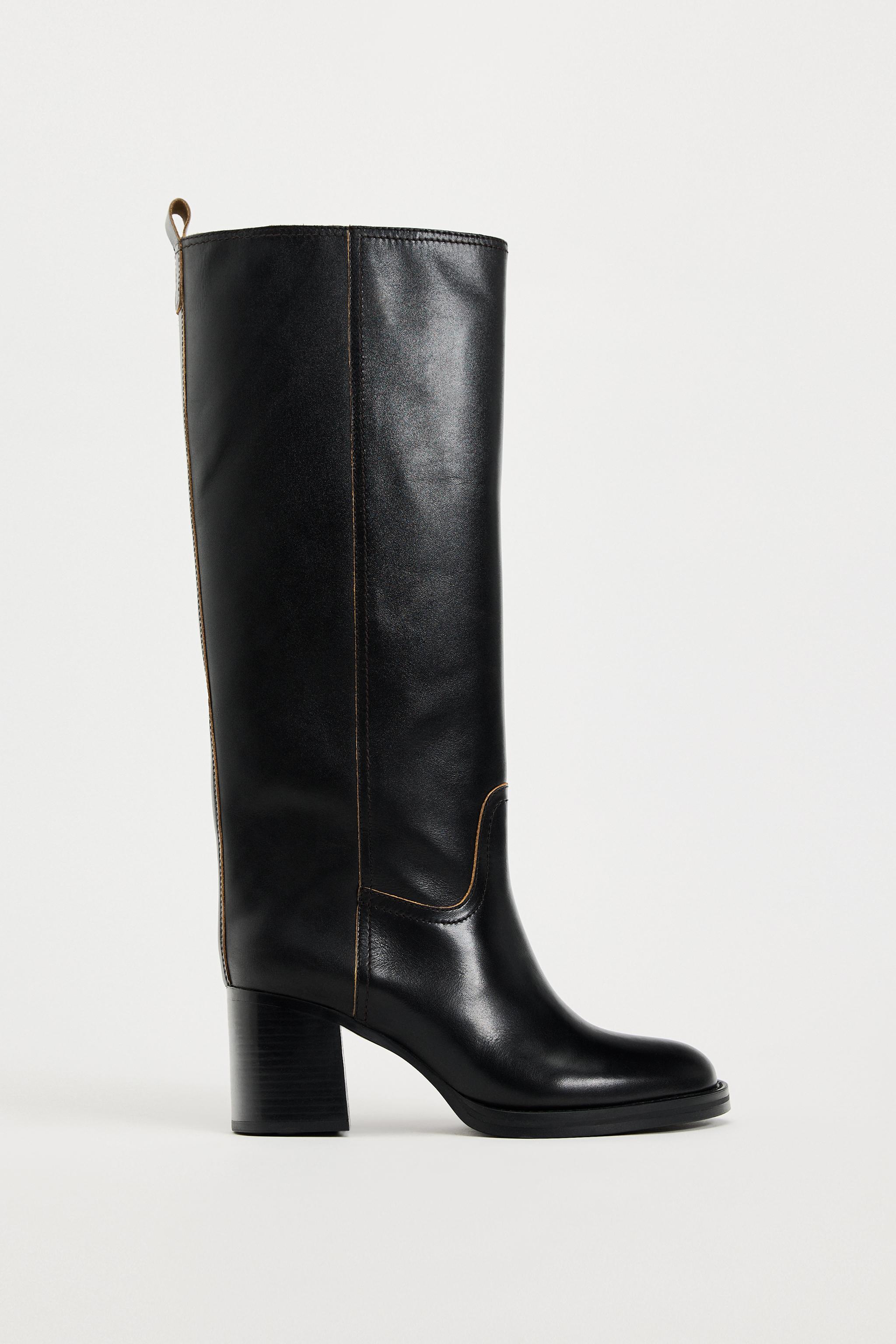 Botas ca a alta de mujer ZARA M xico