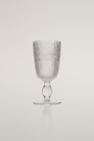 Zara RAISED DESIGN GLASS - Transparent - Image 0