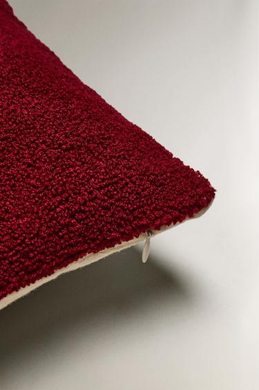 CHRISTMAS FIR TREE CUSHION COVER - Red by Zara - Image 3