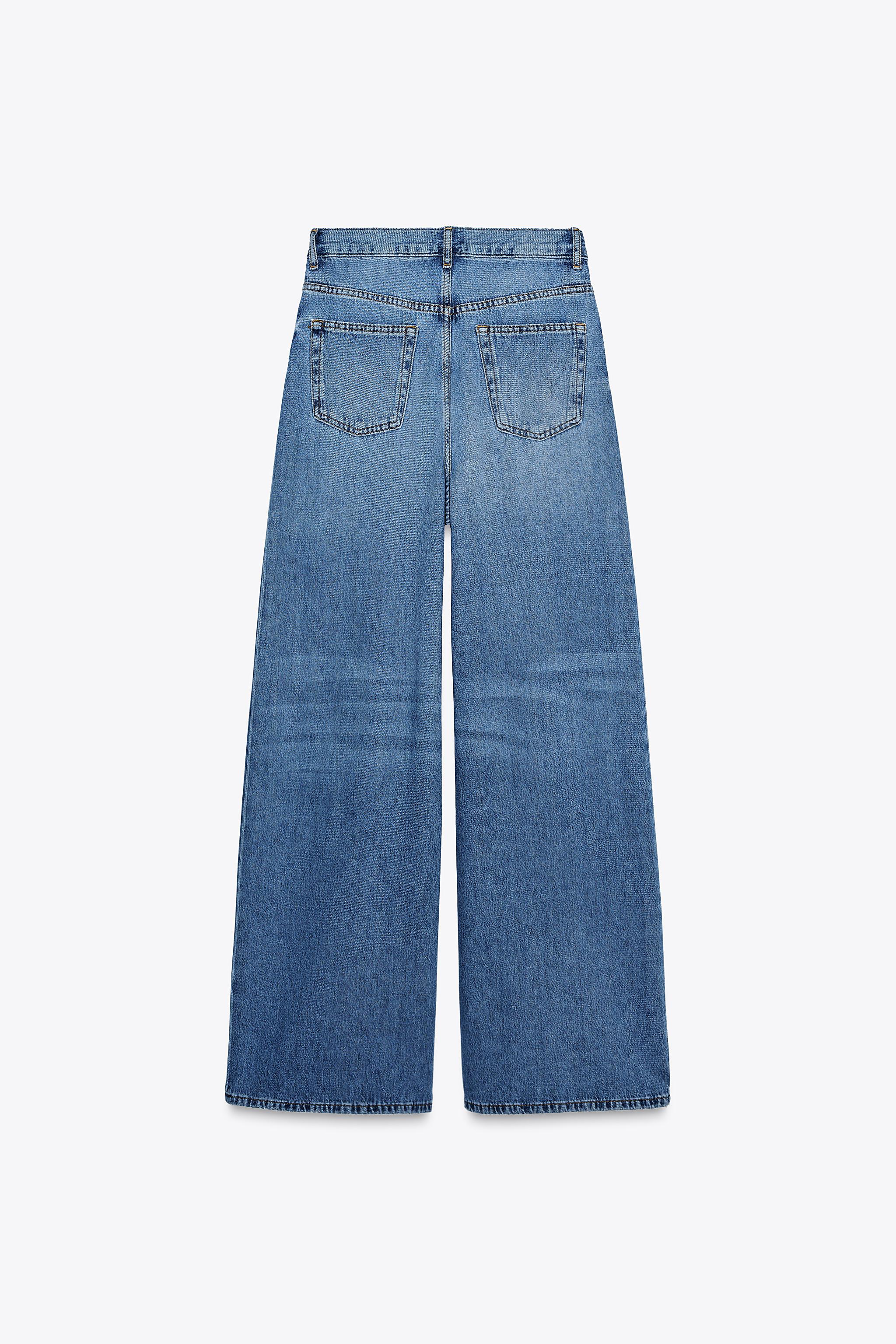 ☆ドイツ発*ZARA*新作*PALAZZO ハイウエストワイドデニム/U☆ ☆ドイツ発*ZARA*新作*ハイウエストワイドカットデニム/BLACK