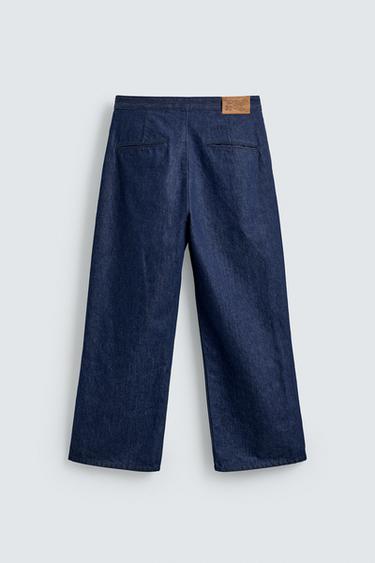 WIDE-LEG DENIM TROUSERS HARRY LAMBERT FOR ZARA X DISNEY - Navy blue by Zara - Image 7