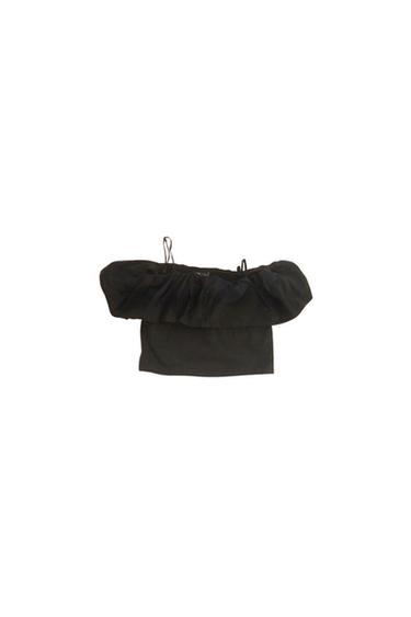 CROP TOP NEGRO