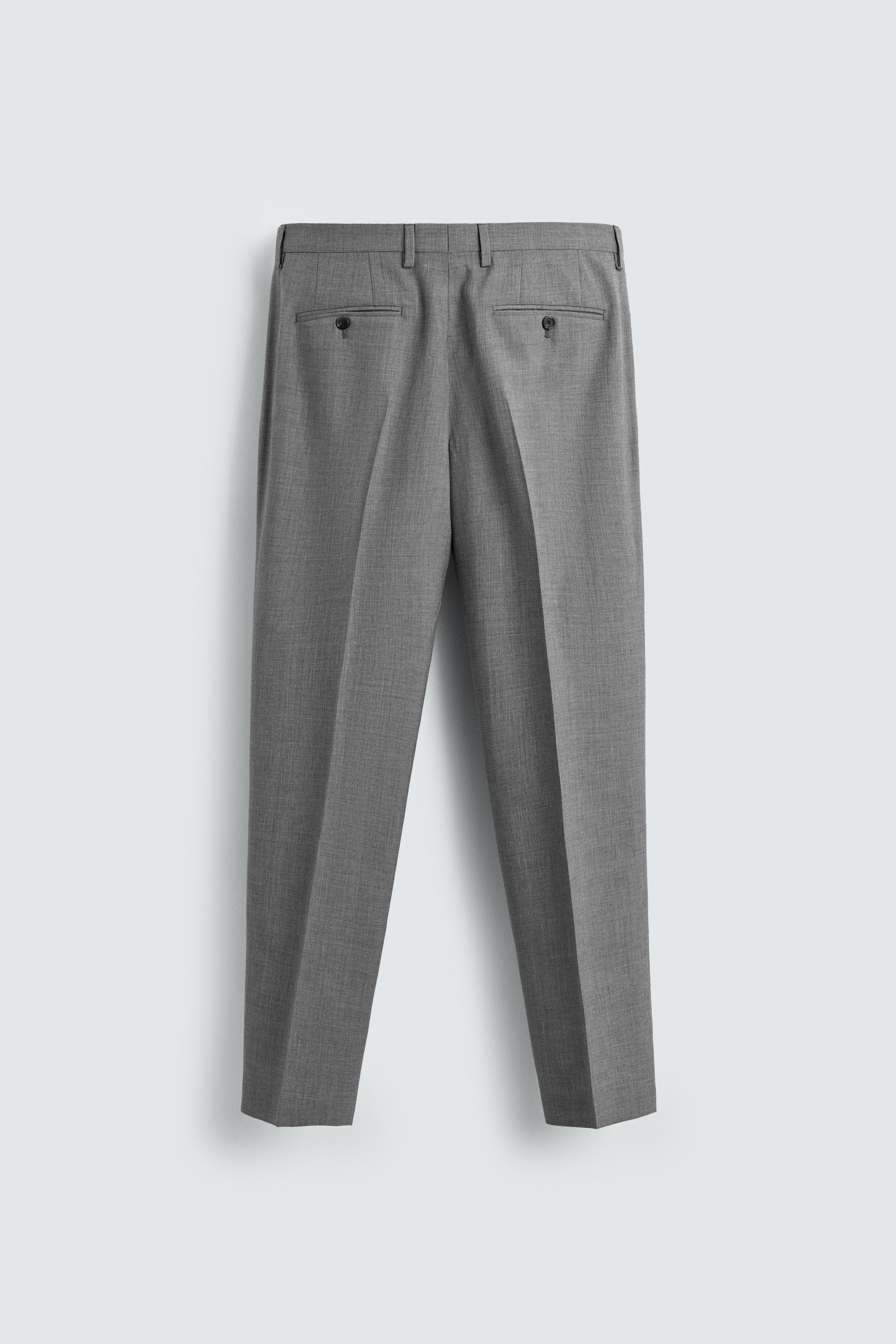 PANTALON DE COSTUME SLIM STRUCTURÉ