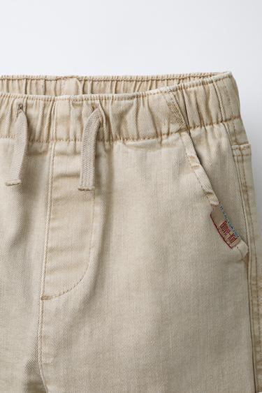 SUPER STRETCH JOGGING TROUSERS - Light beige by Zara - Image 2