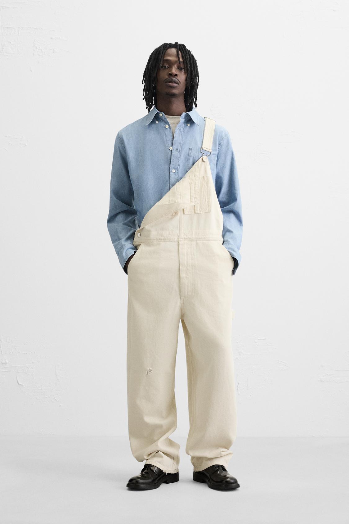 CARPENTER POCKET DENIM DUNGAREES