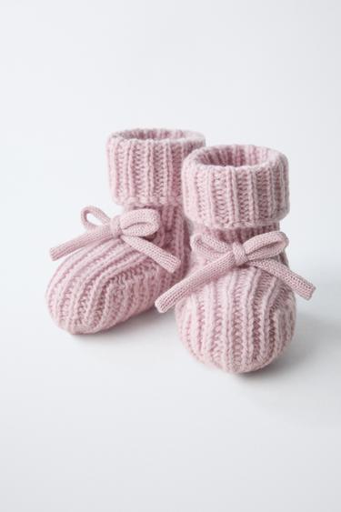 CASHMERE BOOTIES - Pink by Zara - Image 3