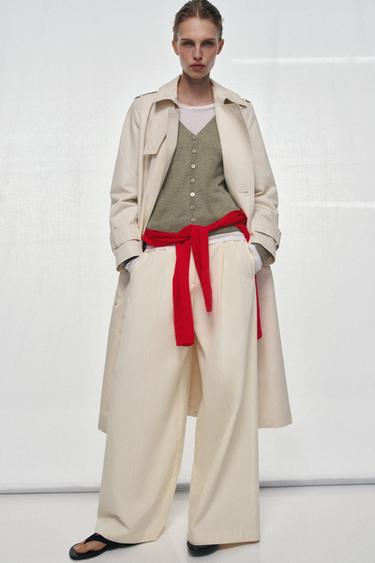 جاكيت 100% صوف فائق النعومة - فيسون فيجوريه by Zara