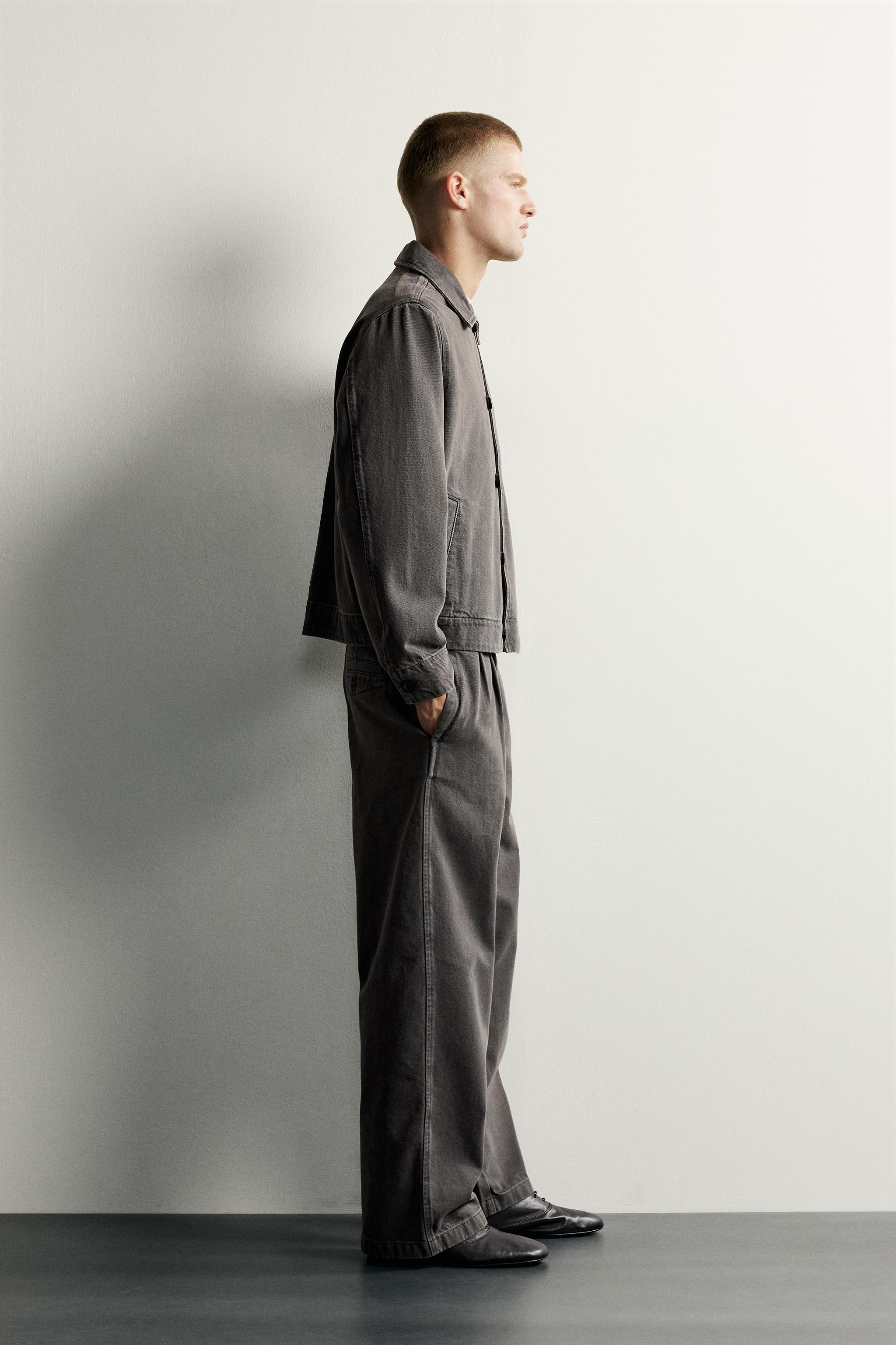 BLOUSON DÉLAVÉ CROPPED FIT