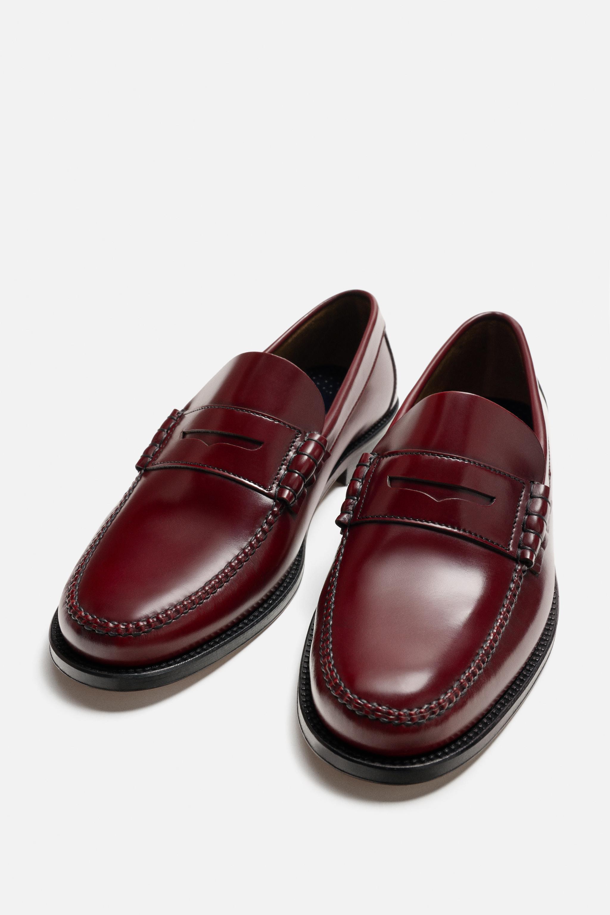 CASTELLANO 1920 ® X ZARA MAN ローファー - ボルドー | ZARA