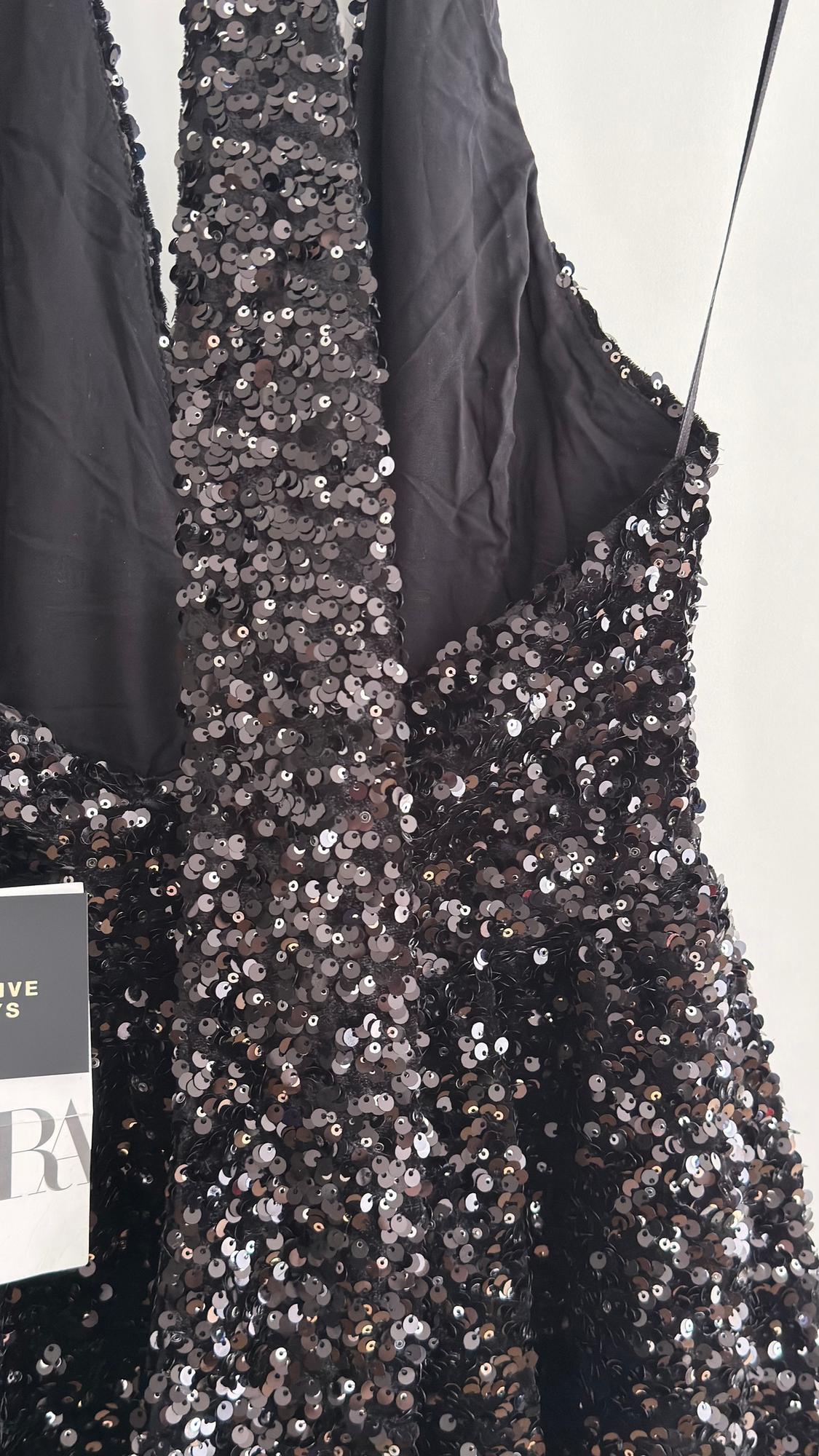 SEQUIN PUFFBALL DRESS - Image 5
