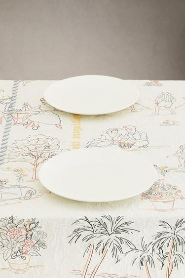NAPPE COTON TOILE DE JOUY - Écru de Zara - Image 1