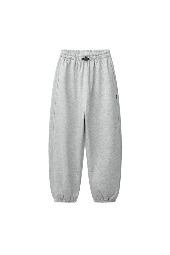 Zara BALLOON PLUSH PANTS - Gray marl - Image 0