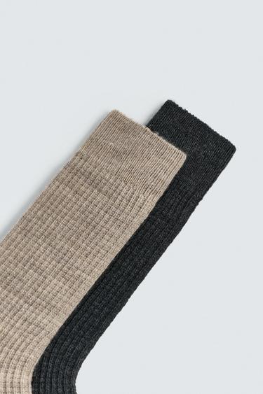 LIMITED EDITION 2-PACK OF RIBBED SOCKS - various by Zara - Image 2