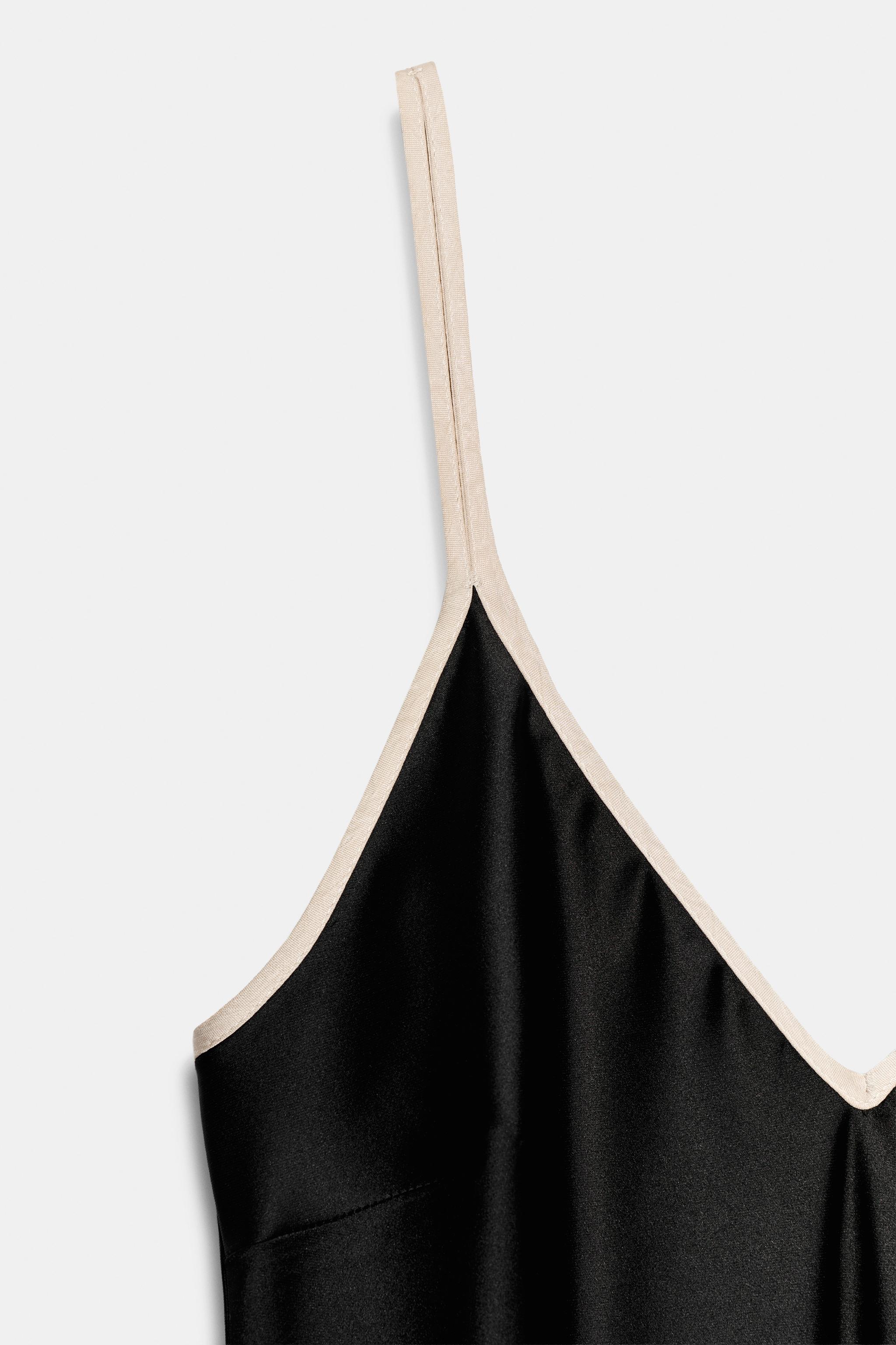 ROBE MI-LONGUE STYLE LINGERIE IMPRIMÉ ANIMALIER