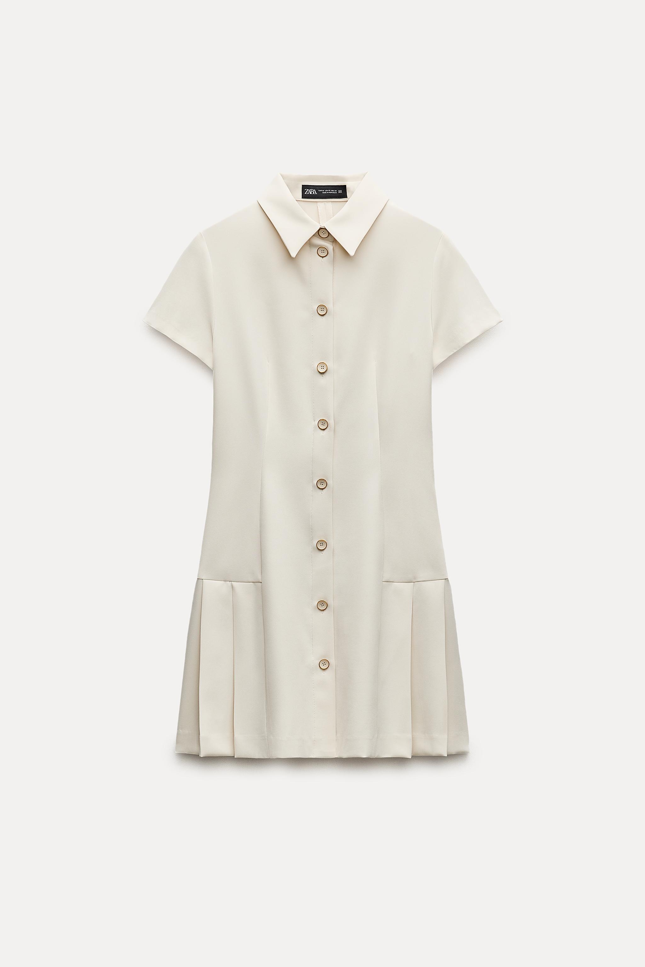 MINI SHIRT DRESS - Ecru | ZARA United States