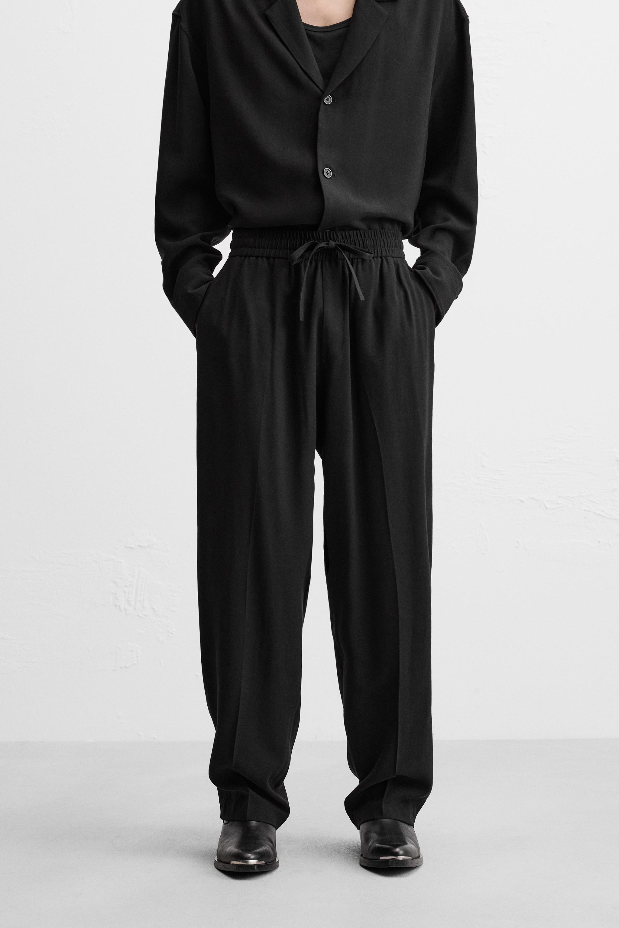 リラックス パンツ - ブラック | ZARA Japan / 日本 リラックス パンツ - ブラック | ZARA Japan / 日本