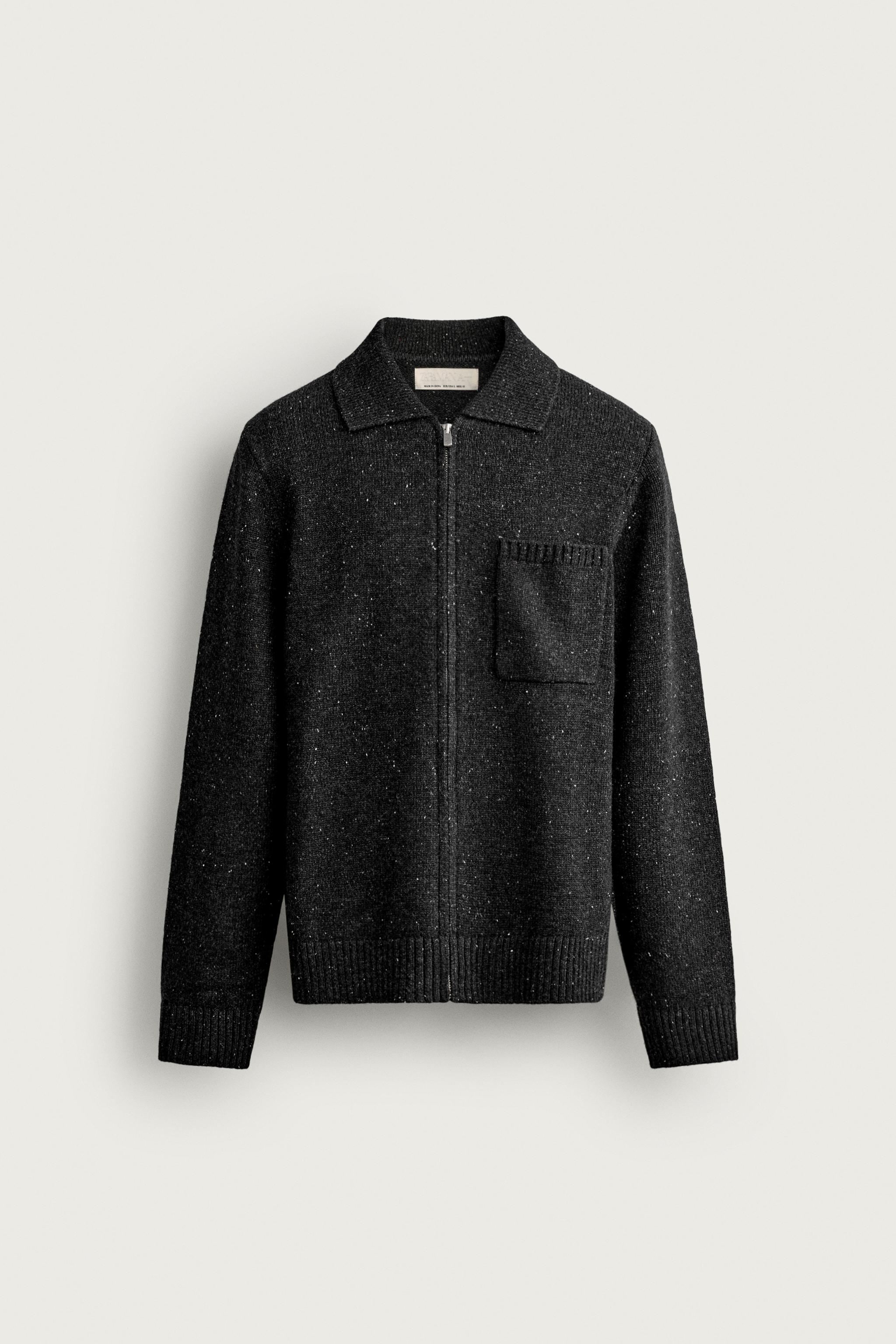 GILET EN MAILLE ZIPPÉ