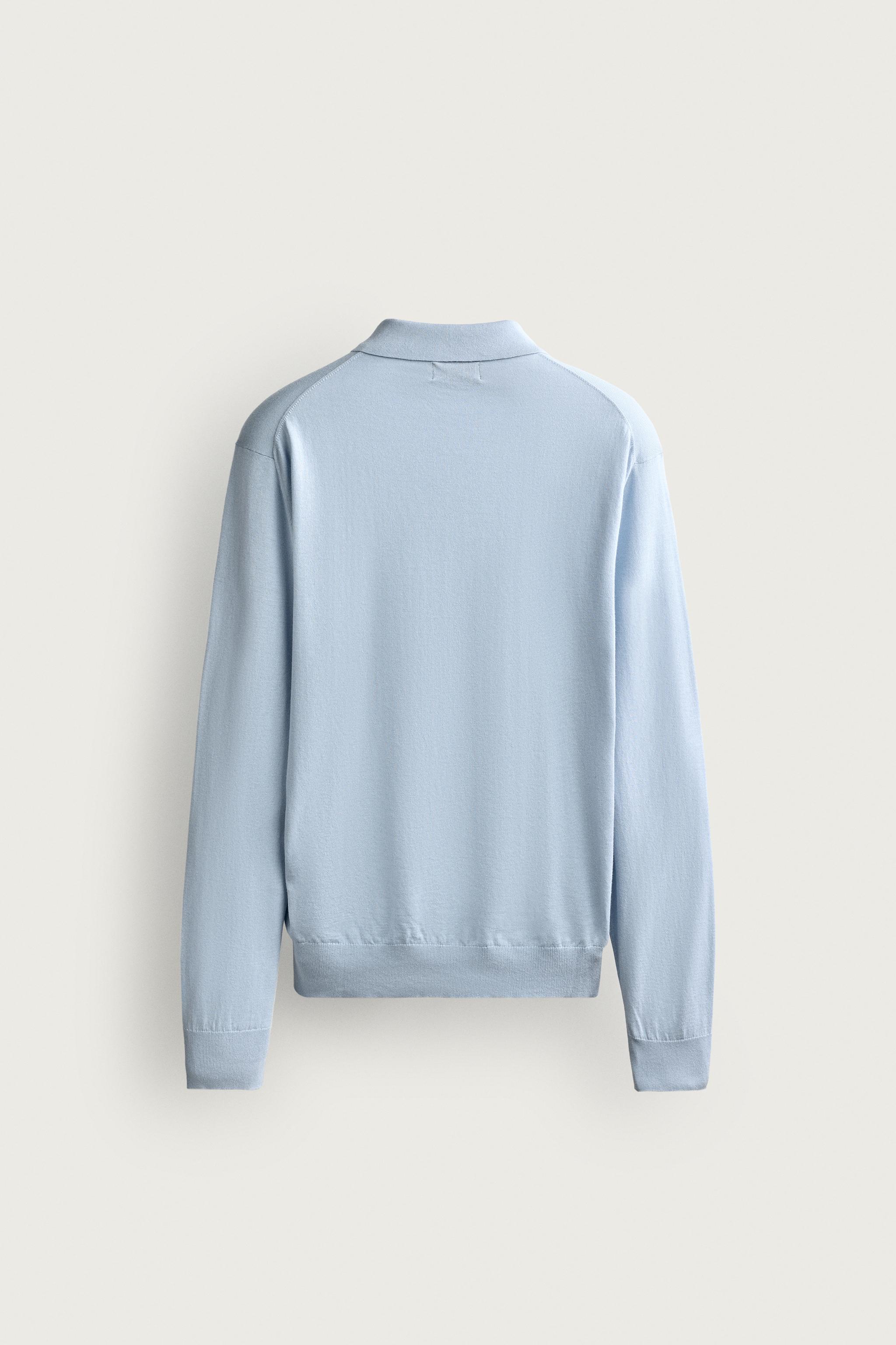 POLO EN MAILLE LÉGÈRE MÉLANGE COTON