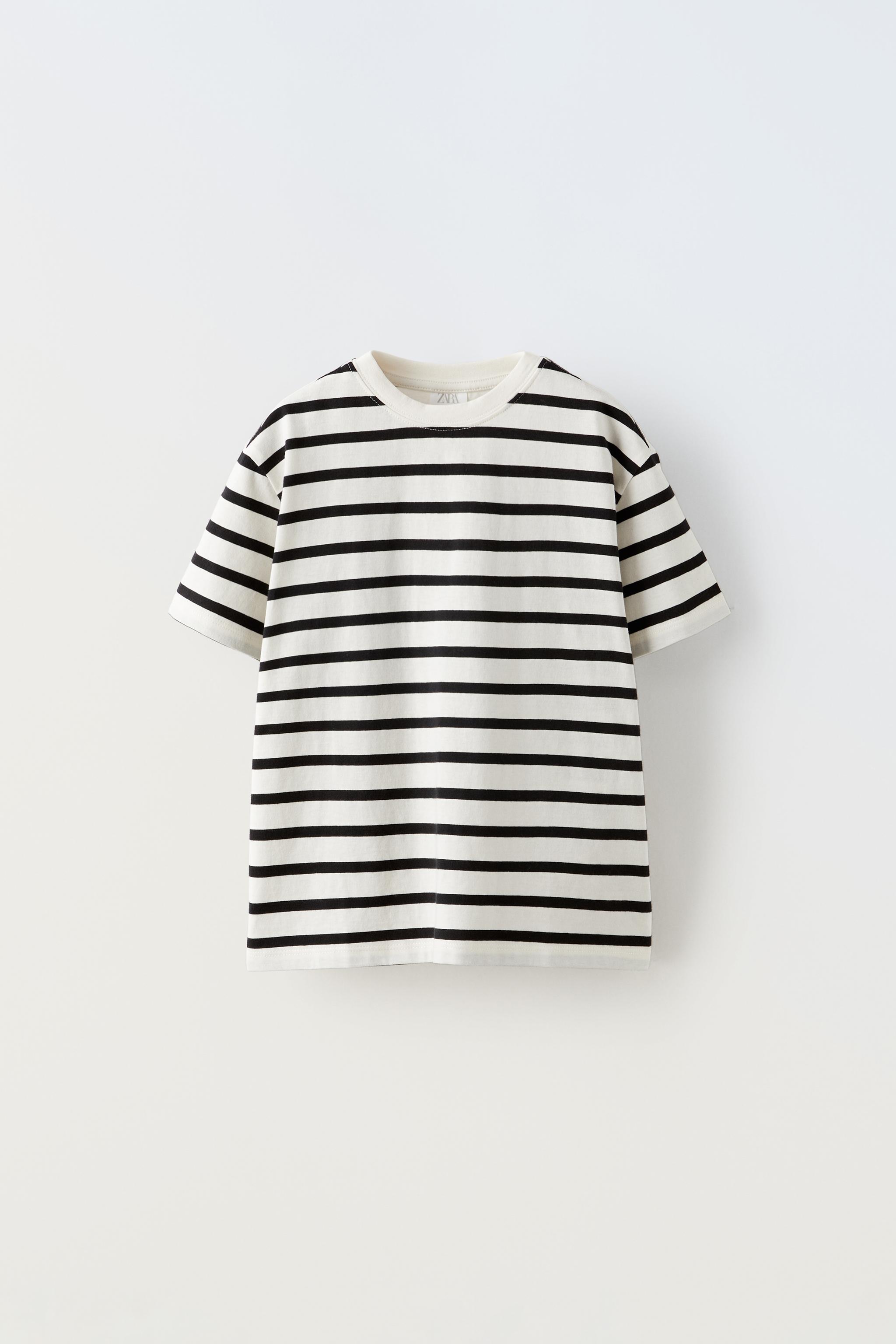 zara ボーダー t シャツ