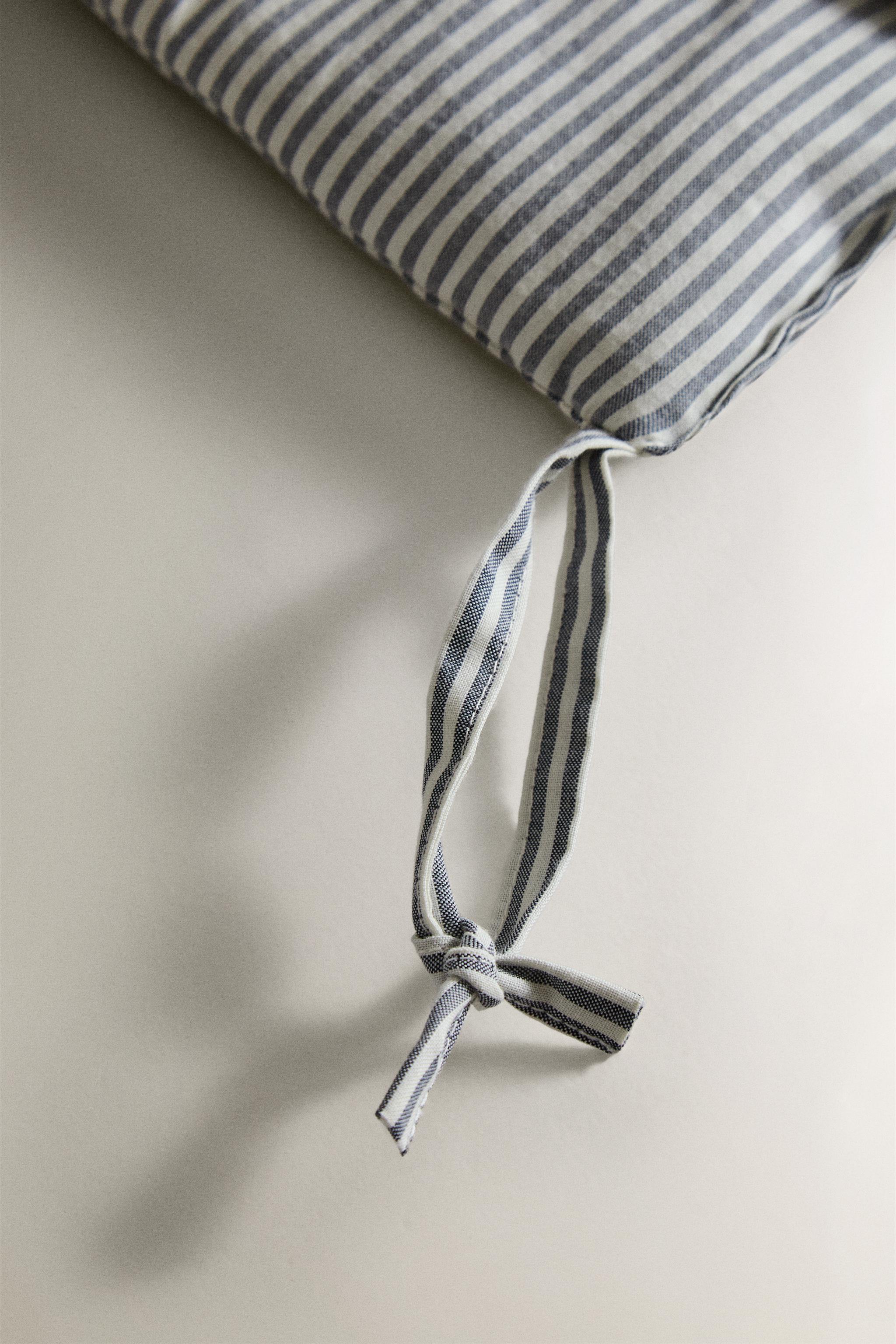 COT STRIPED COTTON ORGANIZER - Gray | ZARA United States