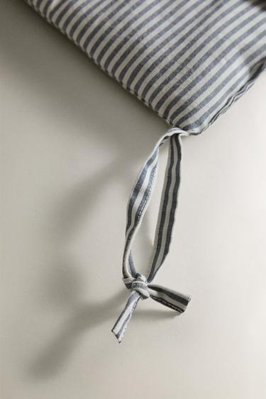 RANGEMENT LIT BÉBÉ RAYURES COTON - Gris de Zara - Image 3