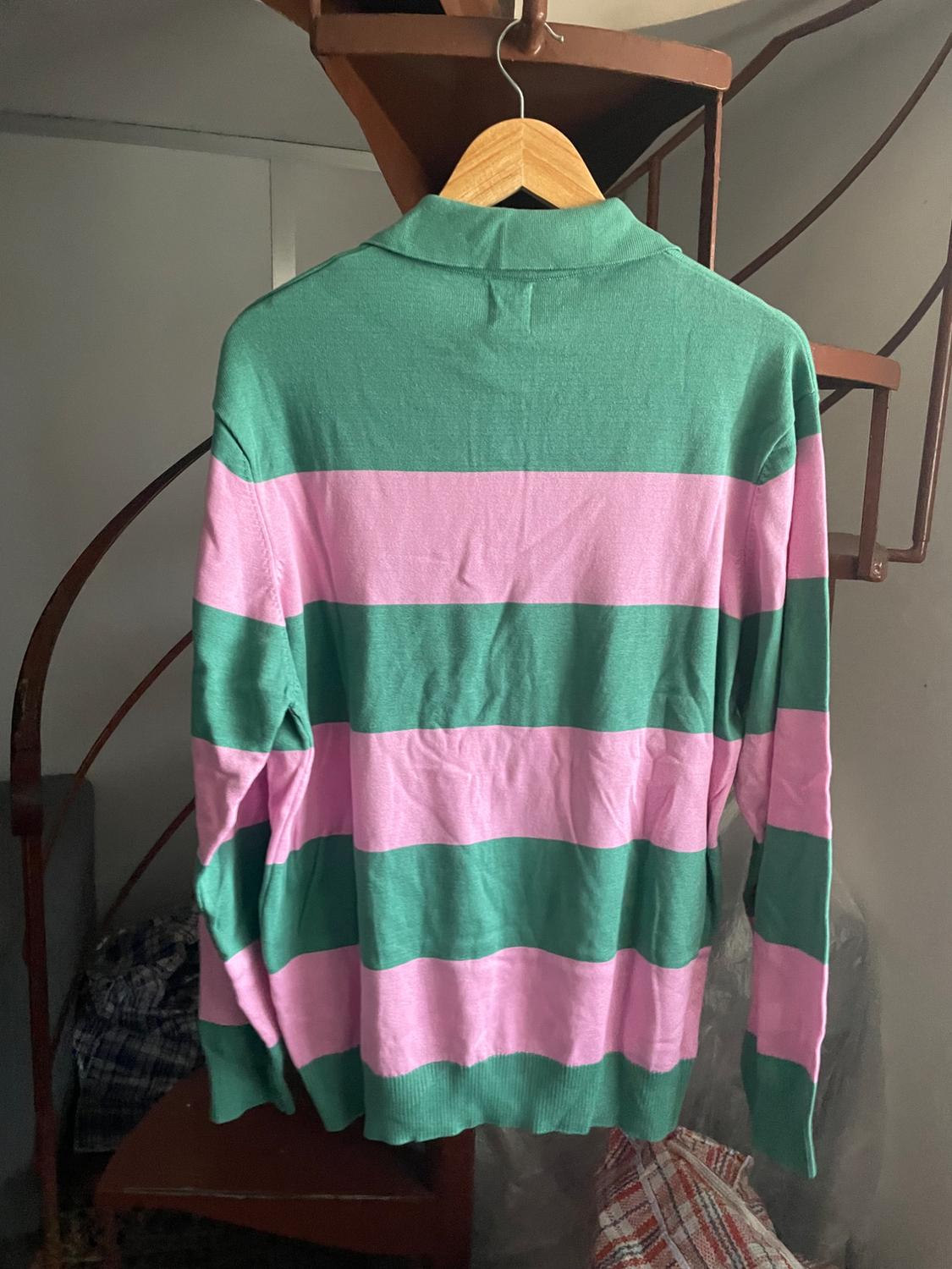 STRIPED POLO SWEATER - Image 3