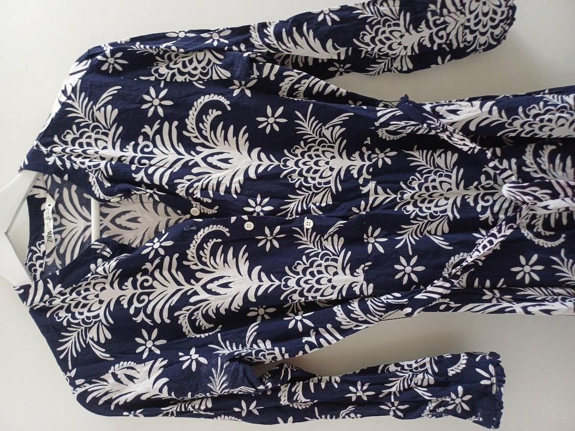 PRINTED DRESS WITH BELT - Image 2
