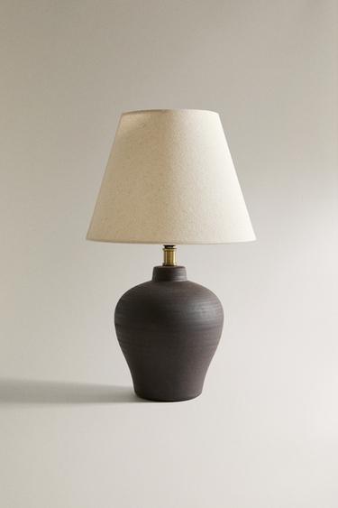 Zara CERAMIC TABLE LAMP - Black