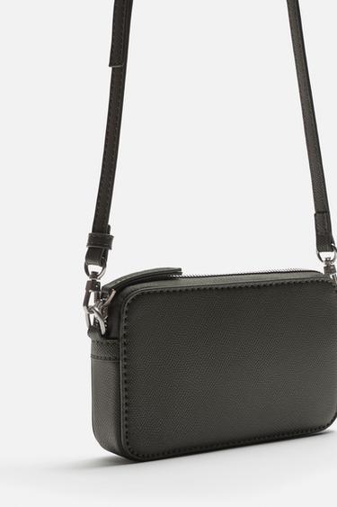 TEXTURED CROSSBODY BAG - Green by Zara - Image 2