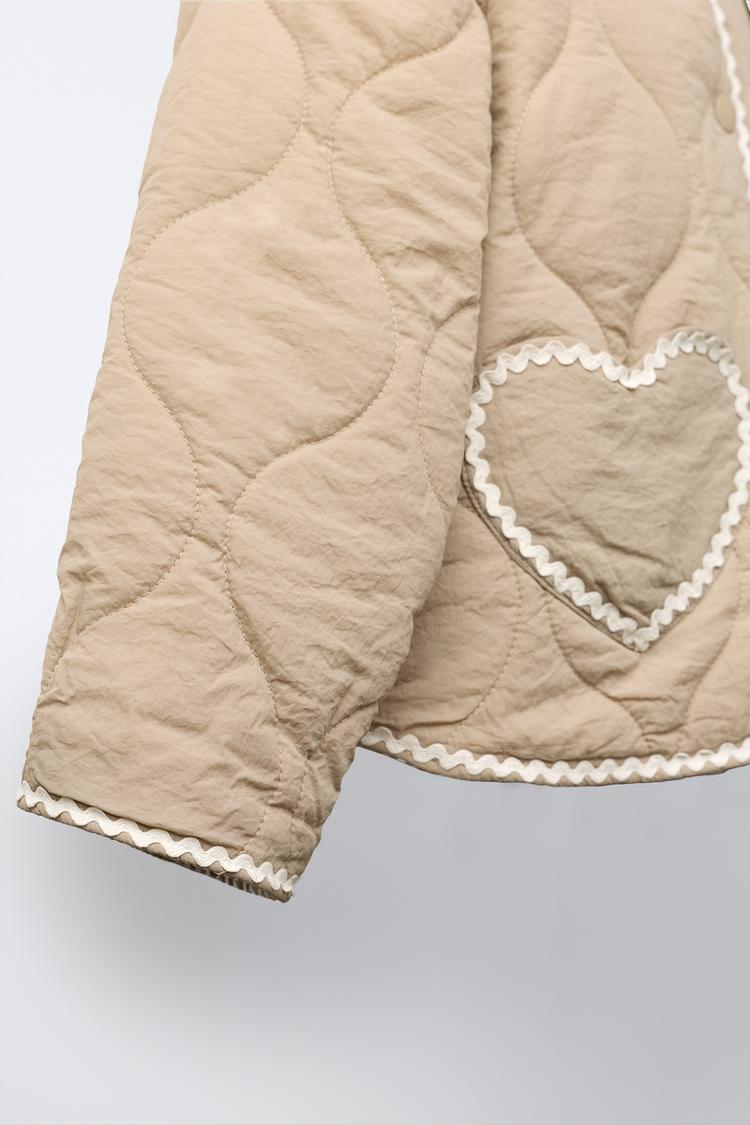 Chaqueta acolchada de corazón 6
