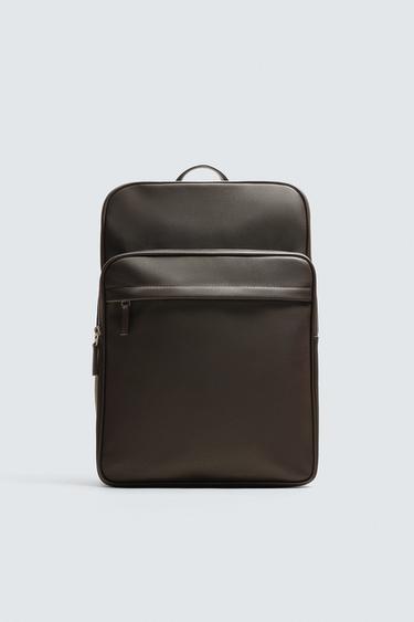 MOCHILA TEXTURA - Marrón de Zara