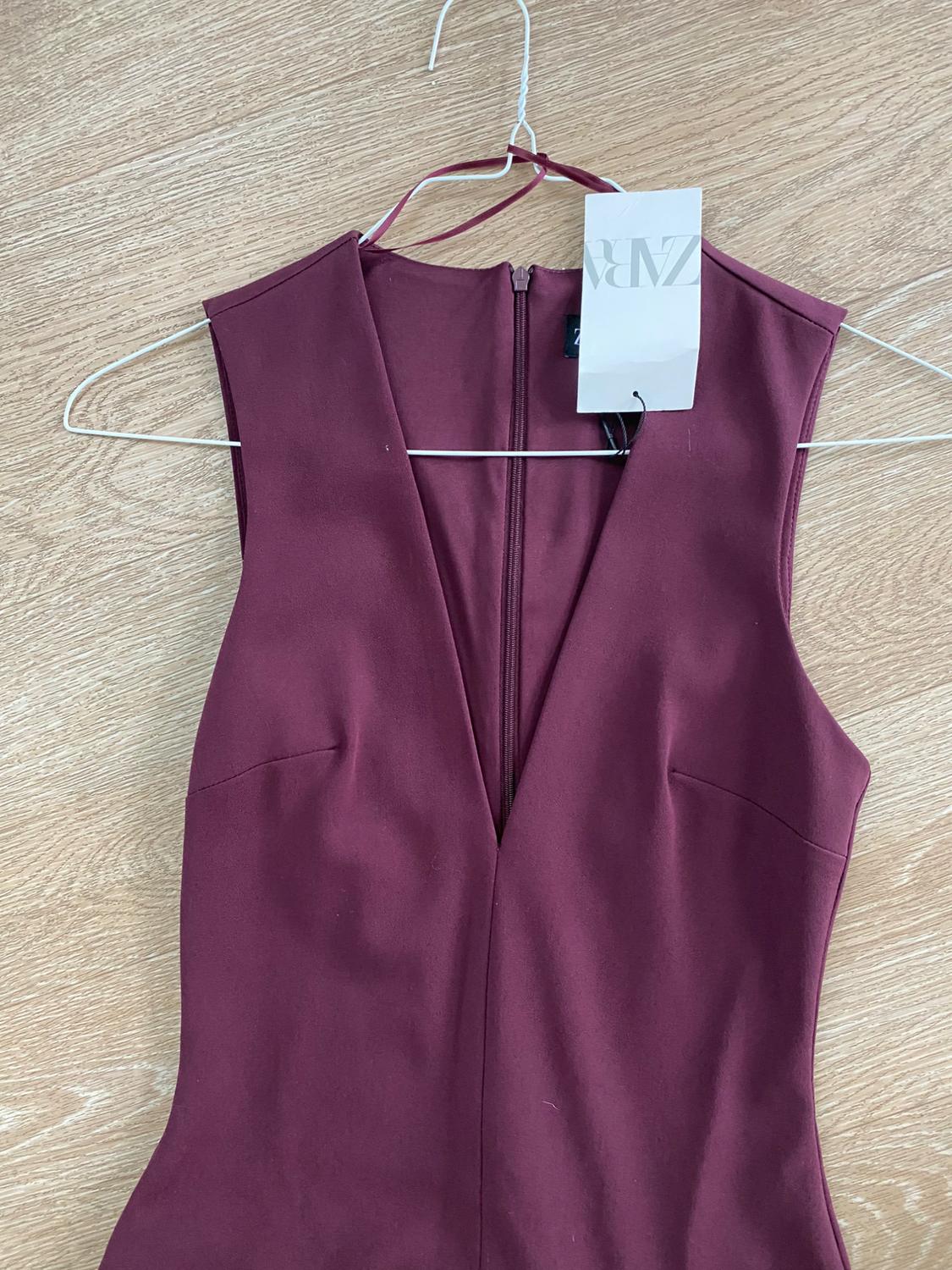 BELTED BOX PLEAT DRESS - Image 3