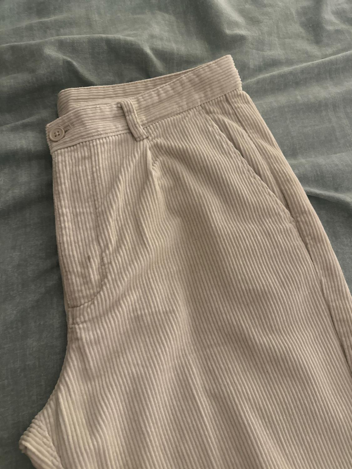 PLEATED CORDUROY PANTS - Image 3