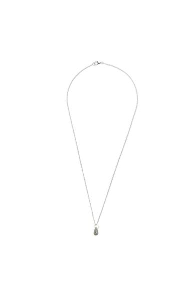 STONE PENDANT CHAIN - Grey green by Zara