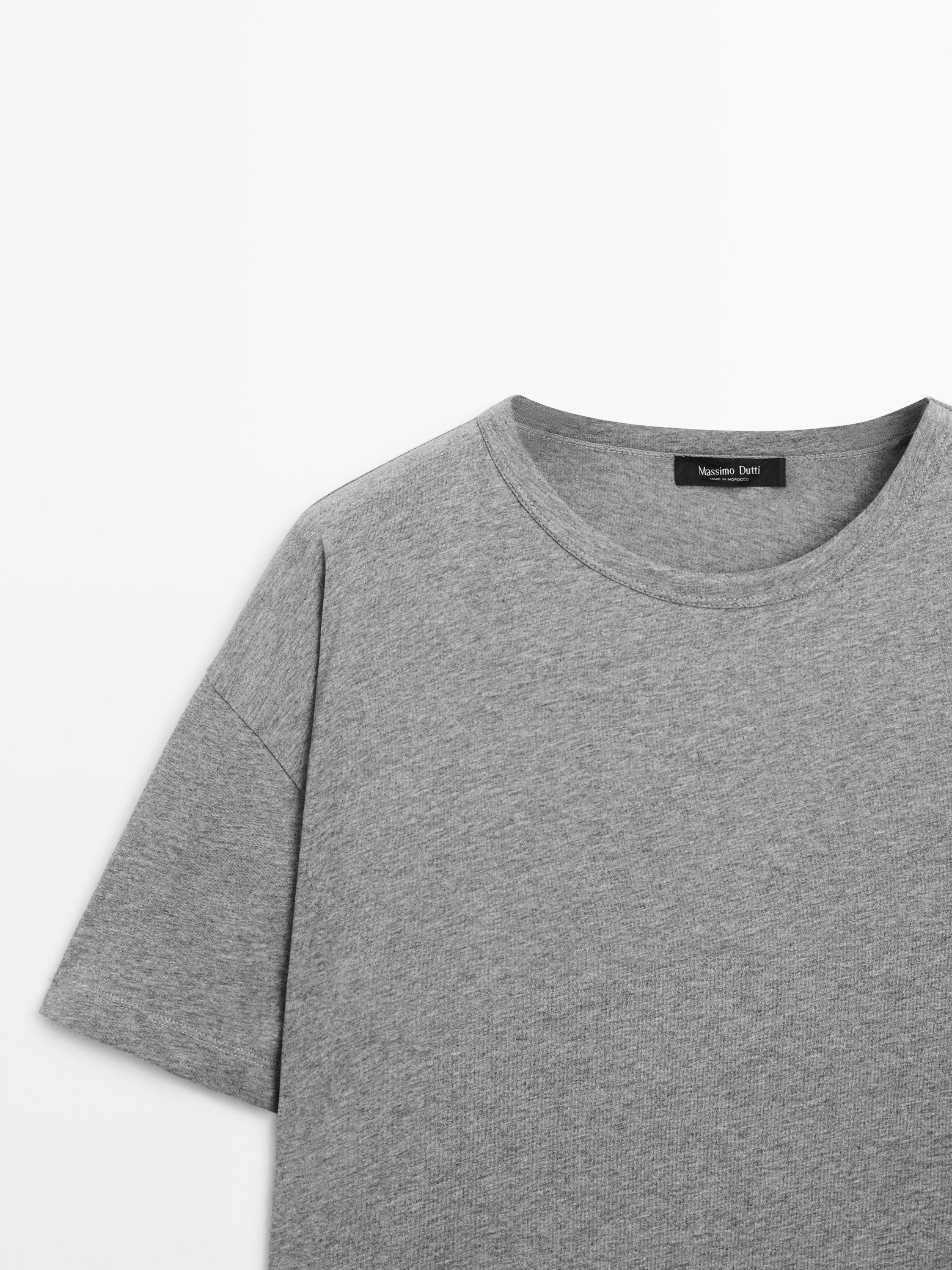Short sleeve cotton balloon T-shirt