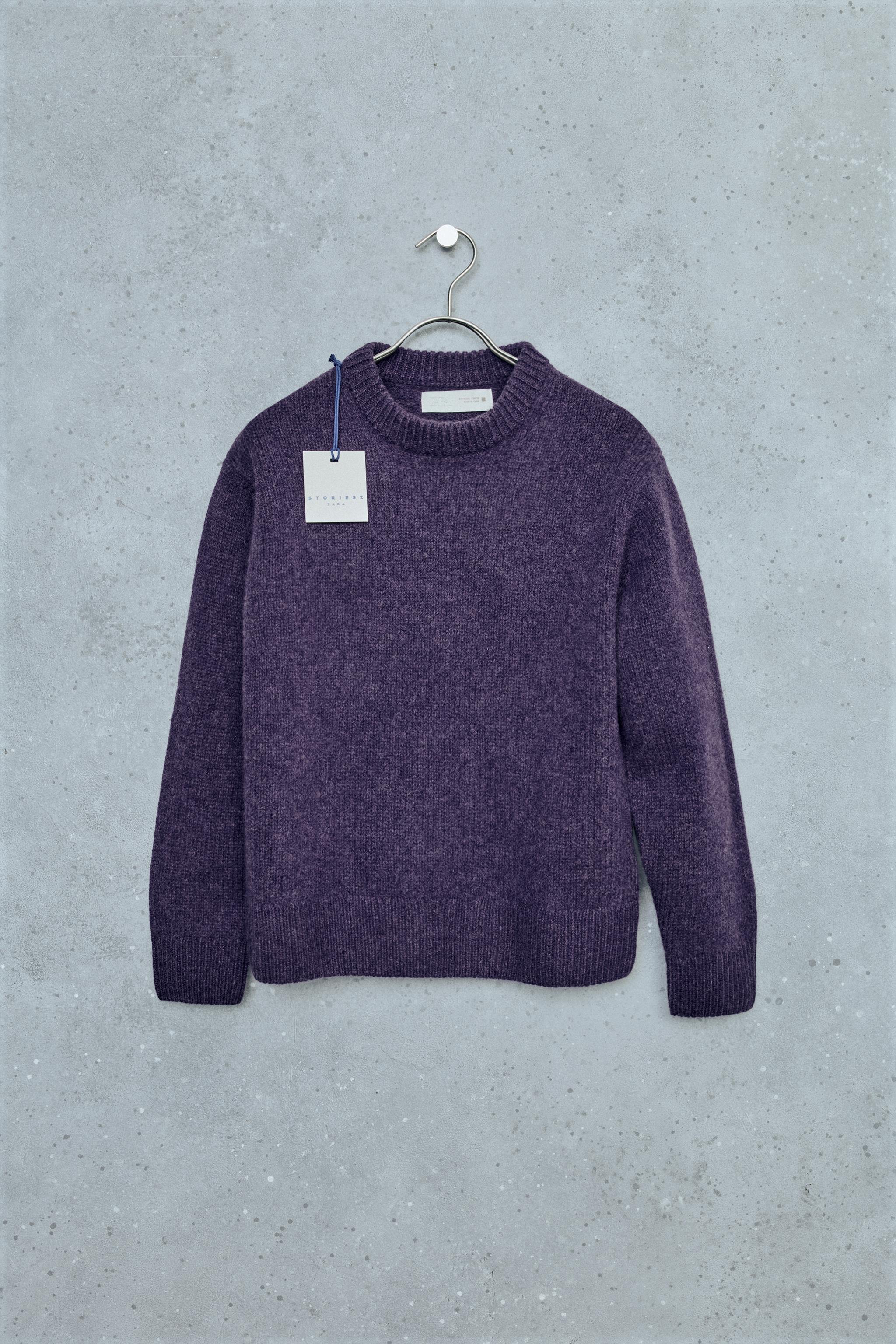 STORIESZ - 100% WOOL KNIT SWEATER
