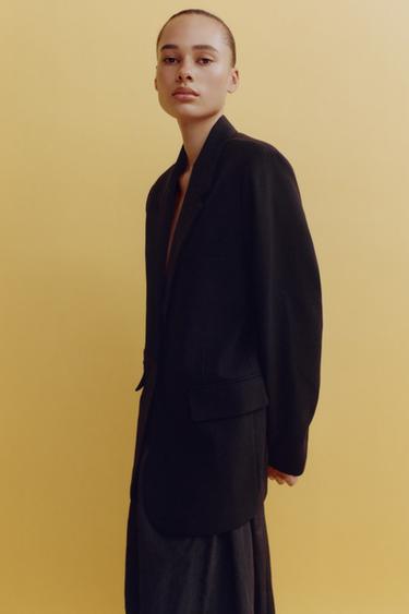 BLAZER DROIT - Noir de Zara - Image 2