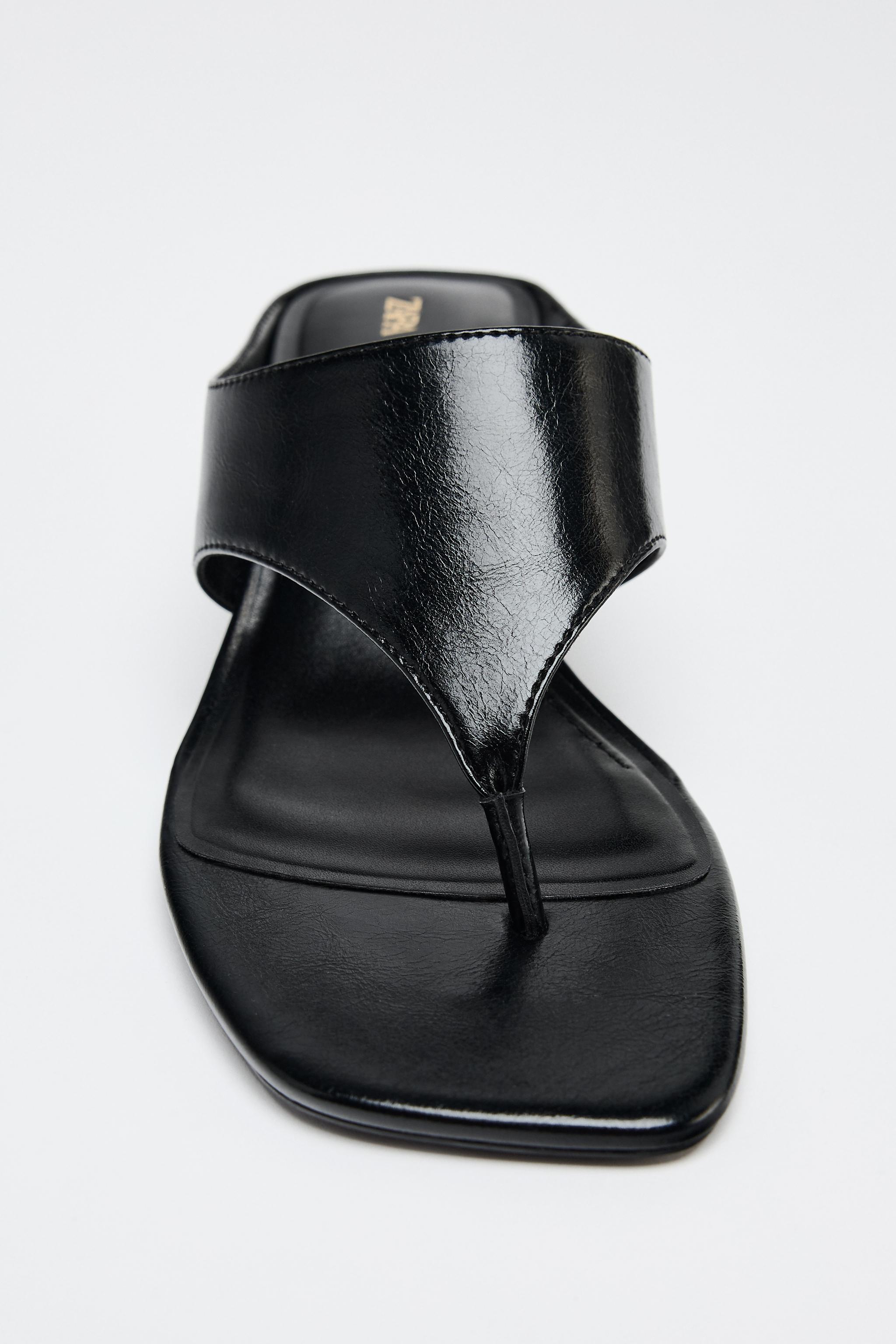 【ZARA】ハイヒールサンダル ブラック | 3312/510/800 HEELED SANDALS - Black | ZARA United States