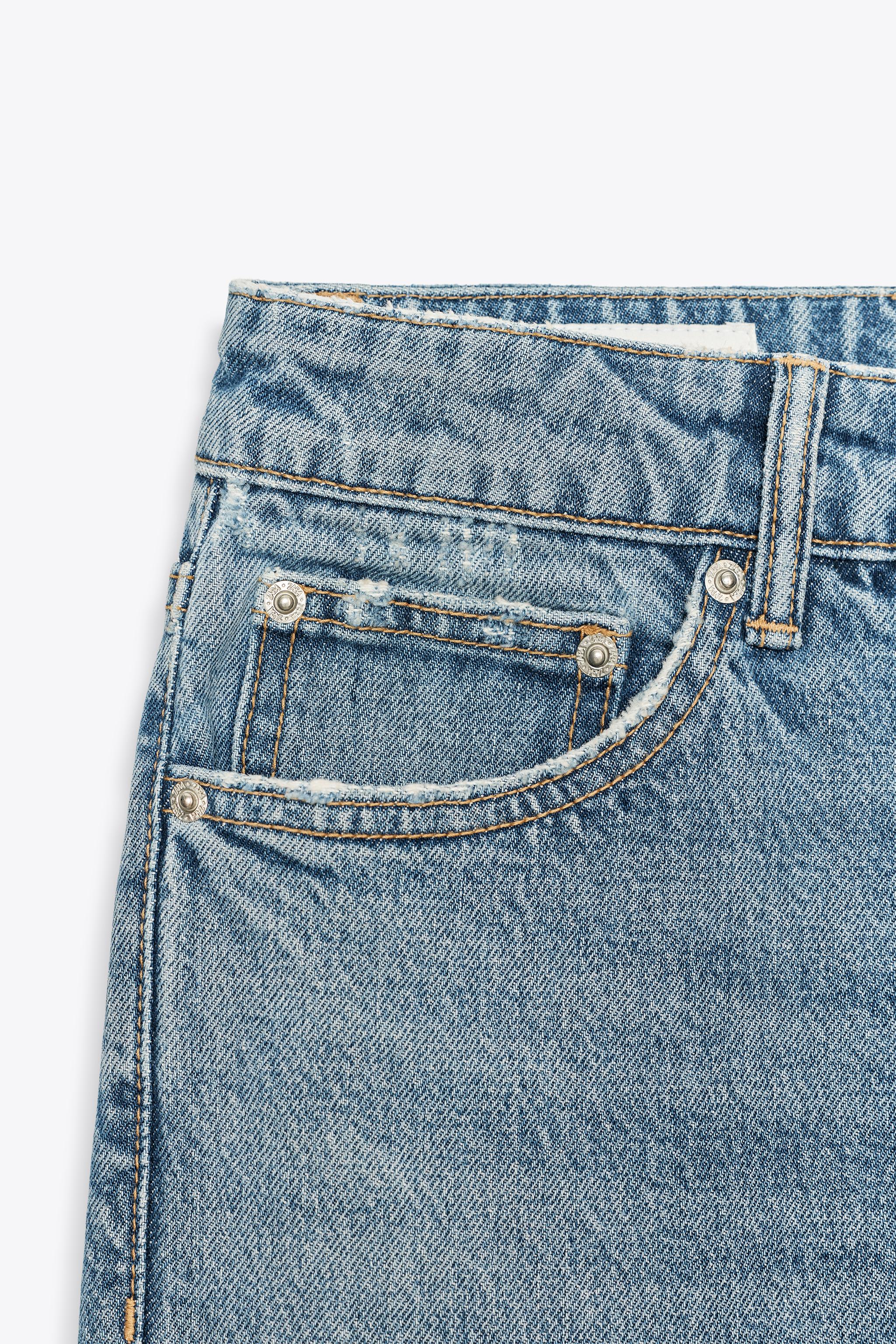 TRF STRAIGHT LEG JEANS WITH A HIGH WAIST
