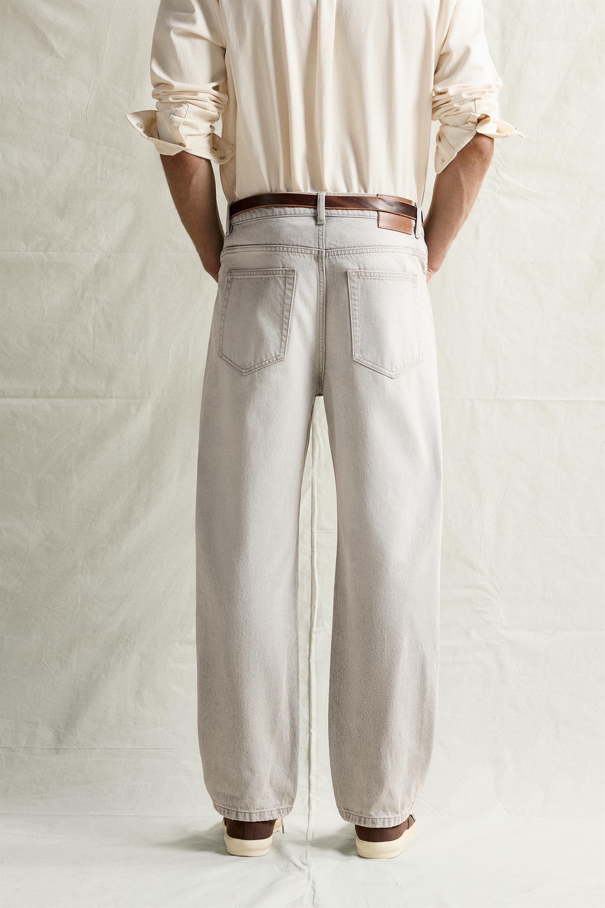Zara STRAIGHT ANKLE FIT JEAN görsel 3