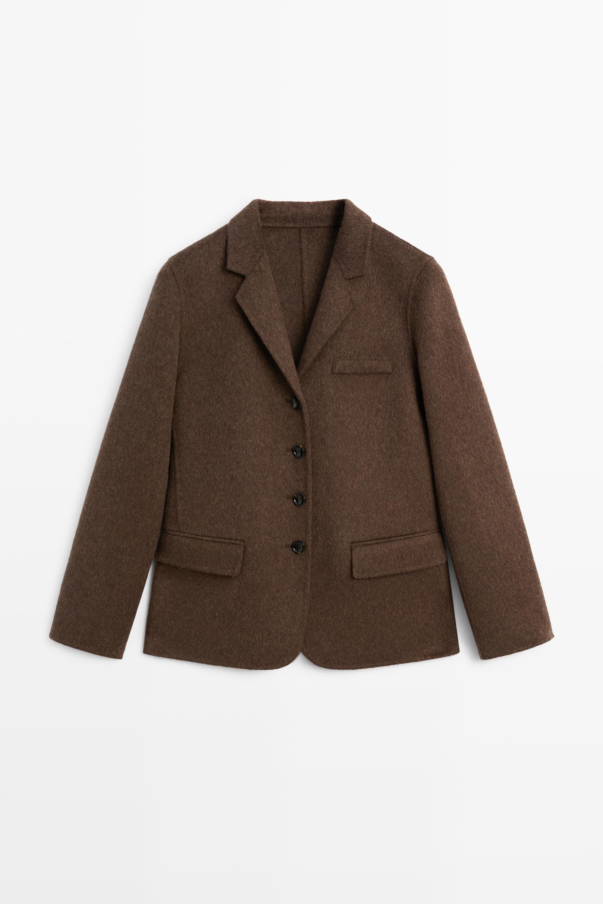 Wool blend blazer