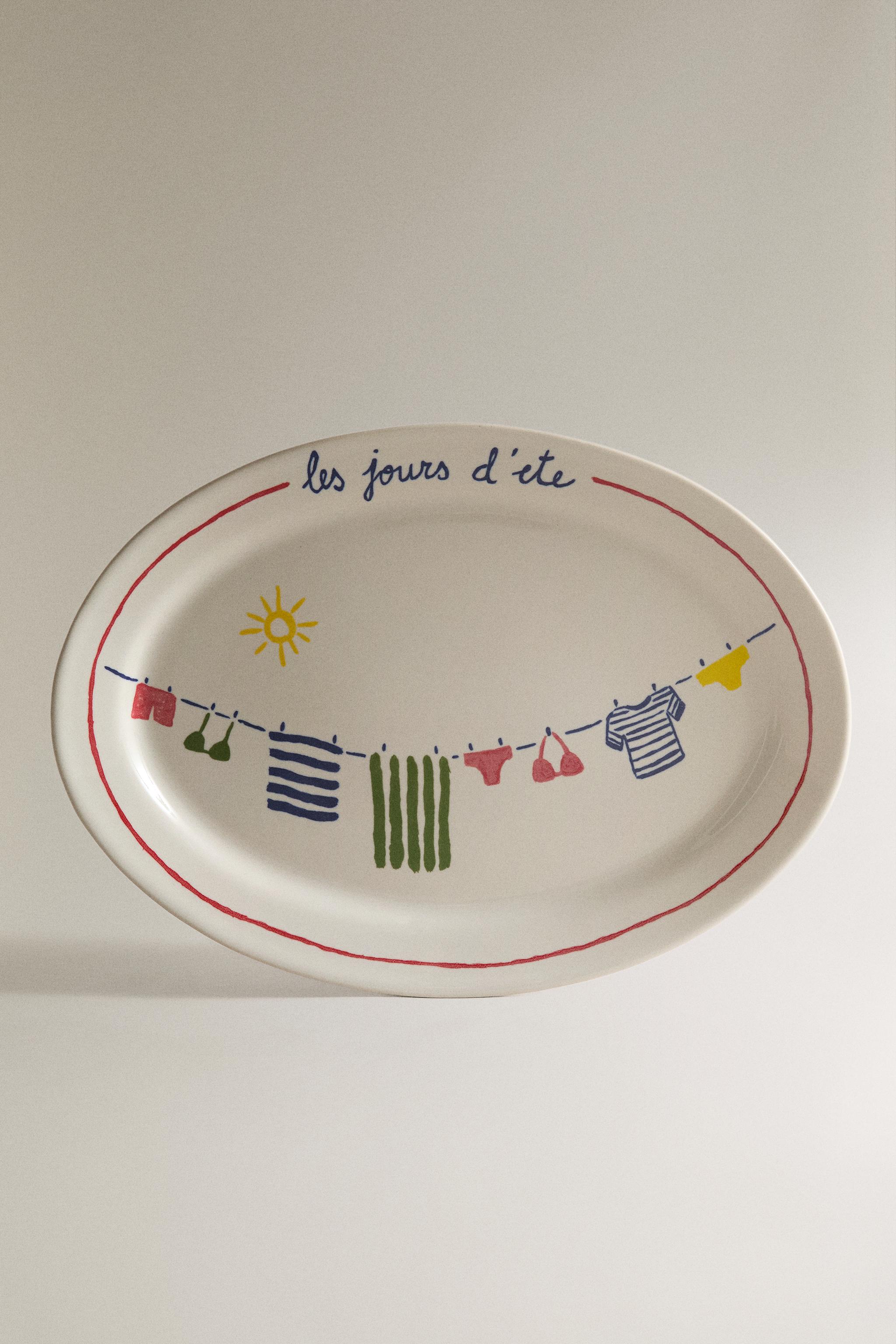 SUMMER STONEWARE SERVING DISH | DIEGO NINE