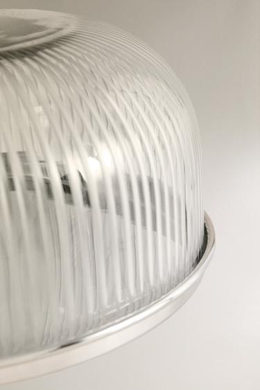 PRÉSENTOIR À TARTES VERRE ACIER INOXYDABLE - Argent de Zara - Image 1