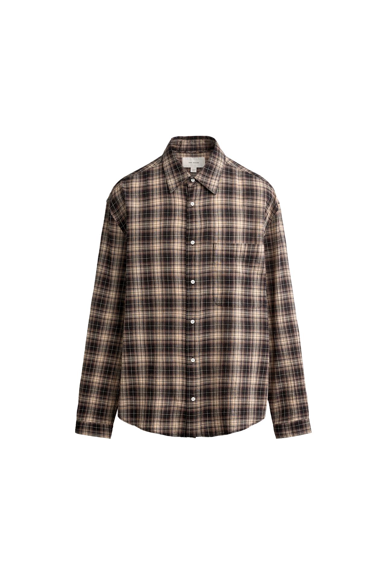 РУБАШКА RELAXED FIT В КЛЕТКУ