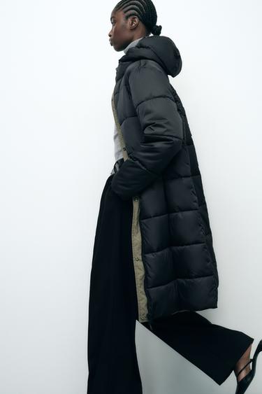 ANORAK REVERSIBLE LARGO WATER AND WIND PROTECTION - Negro de Zara